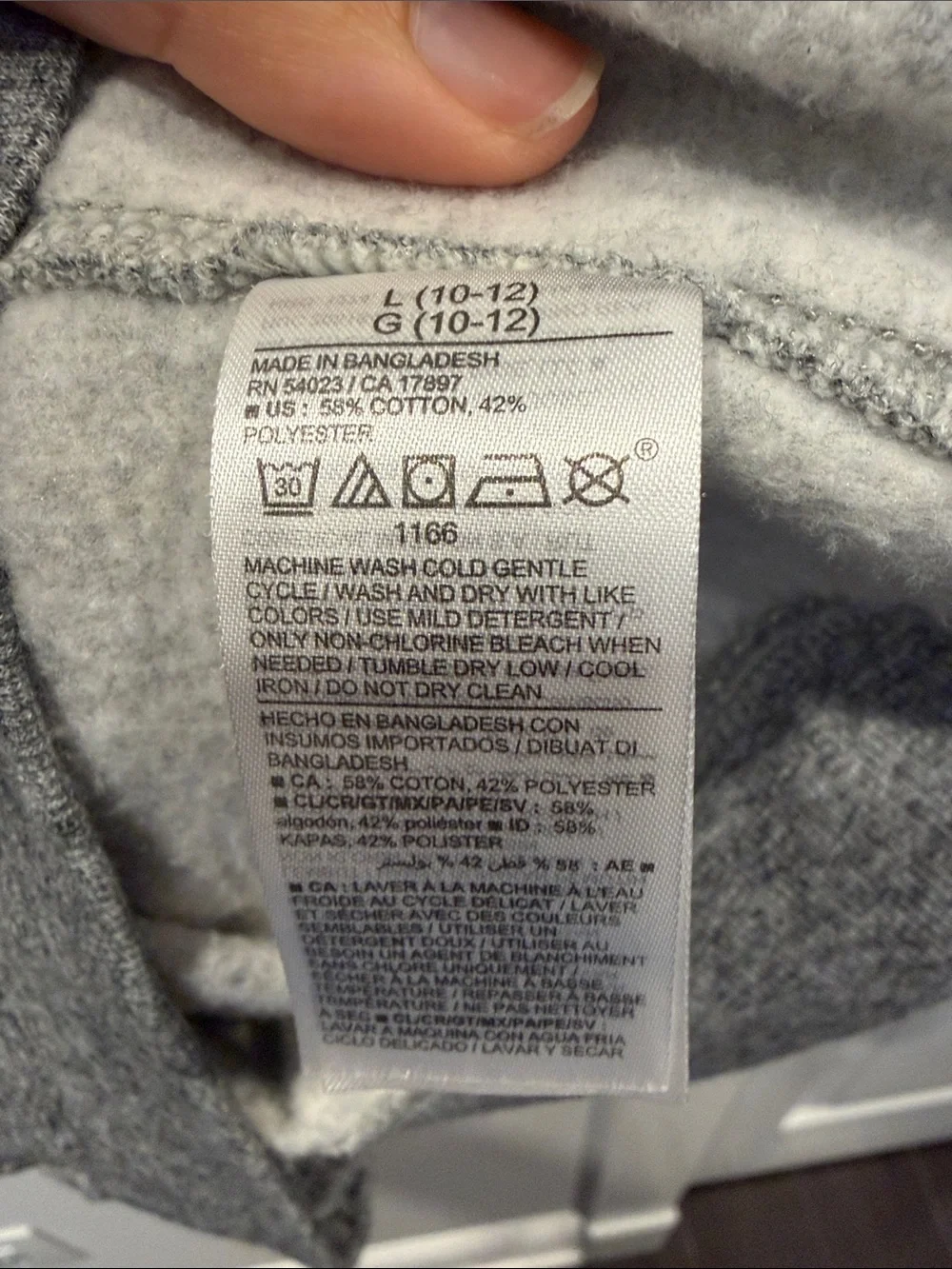 Old Navy Light Heather Gray Pullover Sweatshirt